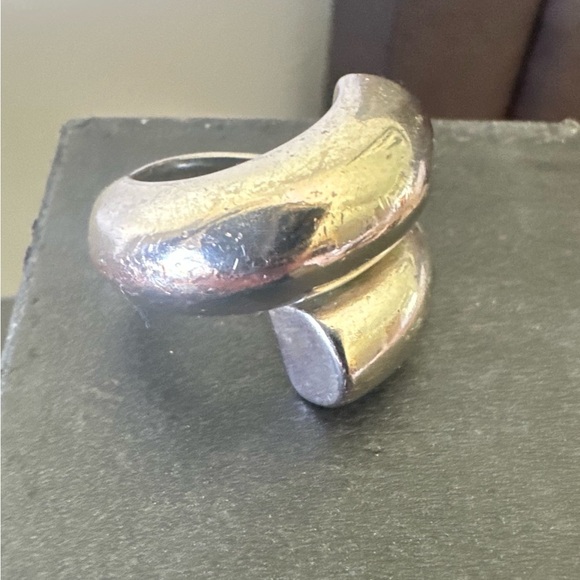 Vintage Modernist 925 Solid Sterling Silver 3D Ring “ James Avery VtG Tiffany “ - Picture 4 of 7